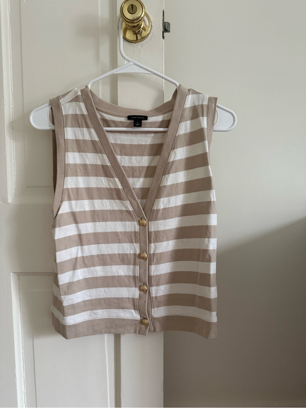 Ann Taylor Striped Vest